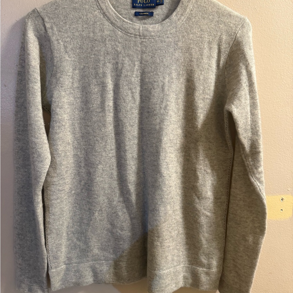 Ralph Lauren Light Gray Crewneck Sweater